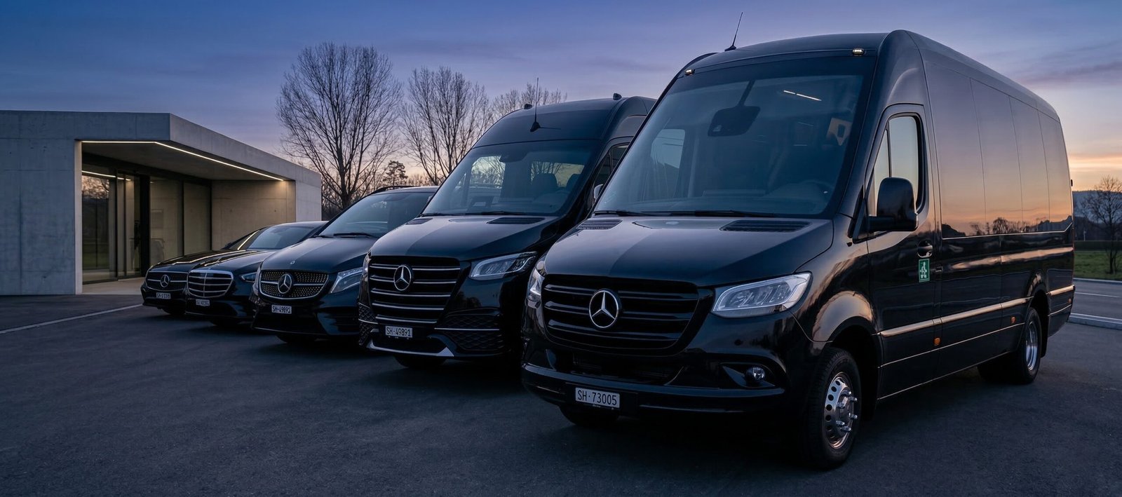 Ikaros Tours premium fleet in Switzerland